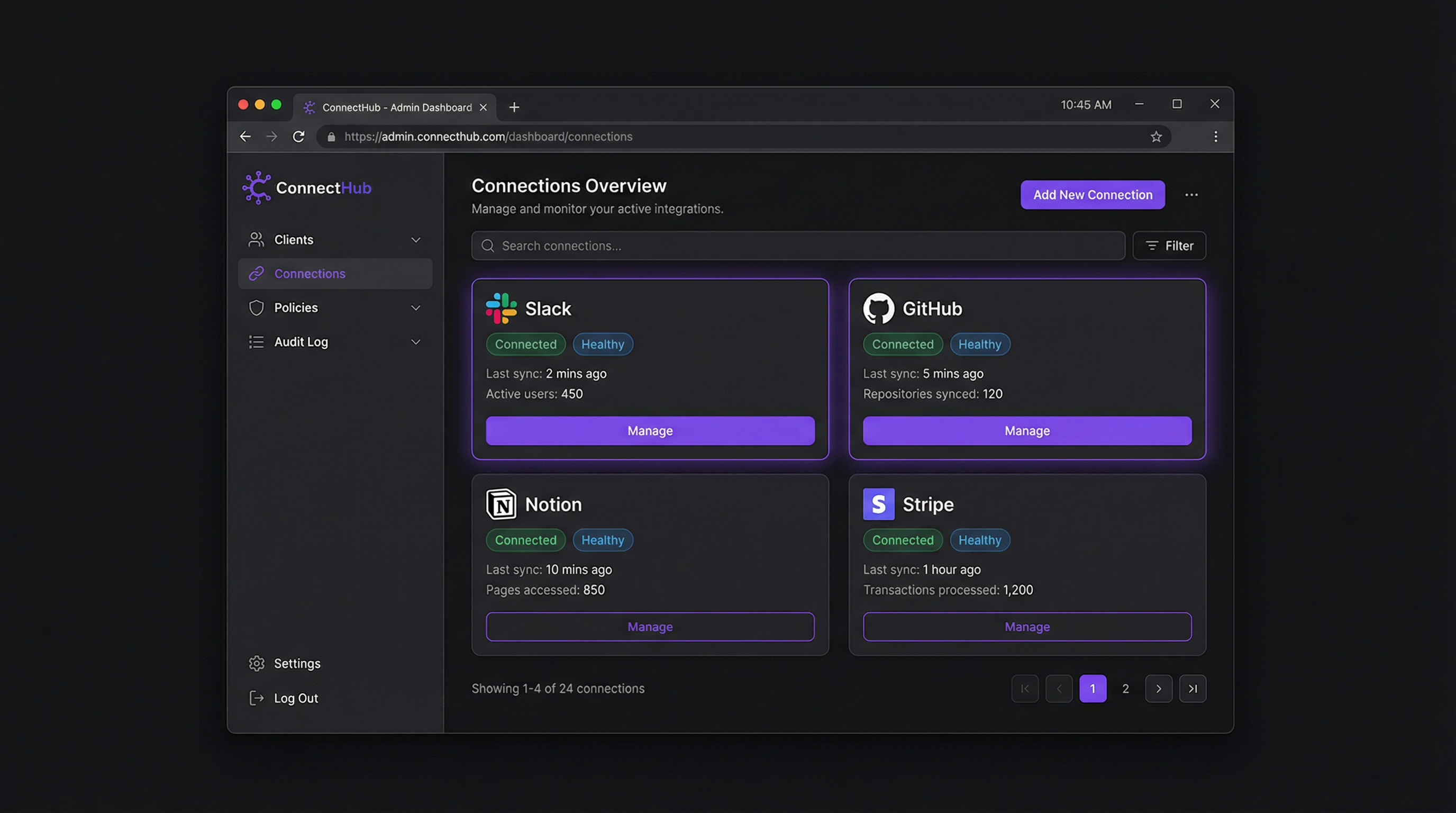 Keygent Admin Dashboard